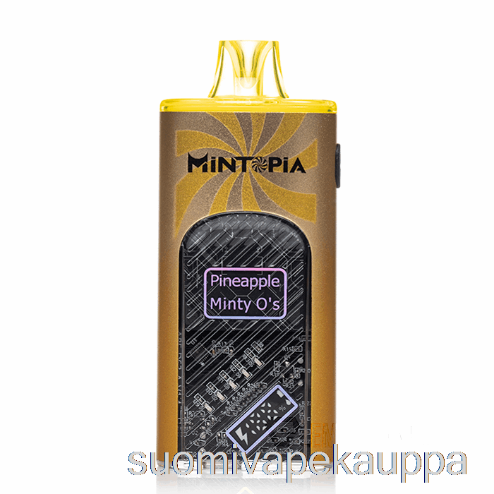 Vape Suomi Mintopia Turbo 9000 Kertakäyttöinen Ananas Minty O's